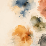 Illustration aquarellée des collections de livres Indigraphe, réunissant cinq univers éditoriaux dans une composition commune.