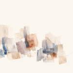 Illustration aquarellée de Lisières, collection de récits de vie et documentaires, composée de fragments de mémoire reliés entre eux.