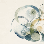 Illustration aquarellée de Résurgence, collection d’essais écologiques, évoquant les cycles du vivant et leurs interdépendances.